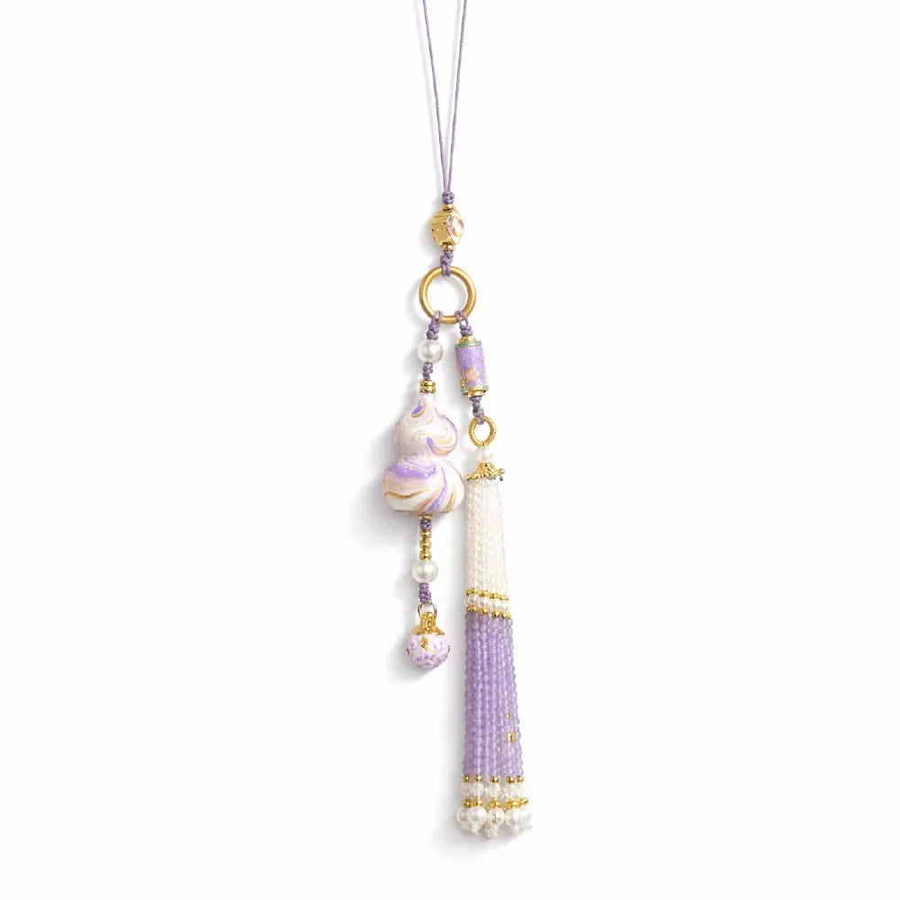 Chinese Lacquer Gourd Charm – Taoist Lucky Amulet Phone Strap Bag Charm Car Hanging Gift | Taiqing Temple