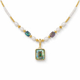 Freshwater Pearl Abalone Shell Necklace – Luxury Minimalism Energy Jewelry Taoist Protection | Taiqing Temple