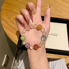 Pulsera de Cristales Naturales Múltiples – Riqueza, Amor y Equilibrio Energético Set de Regalo Inspirado en el Feng Shui