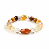 Natural Super Seven Crystal Bracelet – Taoist Blessing Wealth Luck Spiritual Jewelry Gift Set | Taiqing Temple
