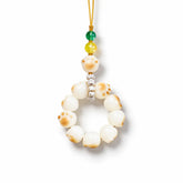 Natural White Bodhi Cat Paw Lucky Charm – Taoist Protection Good Fortune Amulet Gift | Taiqing Temple