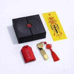 Freshwater Pearl & Abalone Shell Necklace – Taoist Protection Luxury Minimalist Energy Jewelry Gift Set