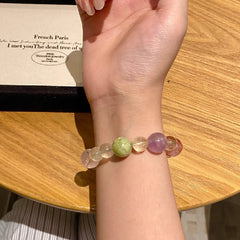 Natural Multi-Crystal Bracelet – Wealth, Love & Energy Balance Feng Shui Inspired Gift Set