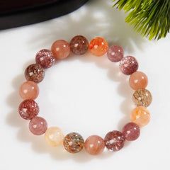 Firework Multi-Crystal Bracelet – Super Seven, Rutilated Quartz & Hematoid Quartz Energy Bracelet Gift Set