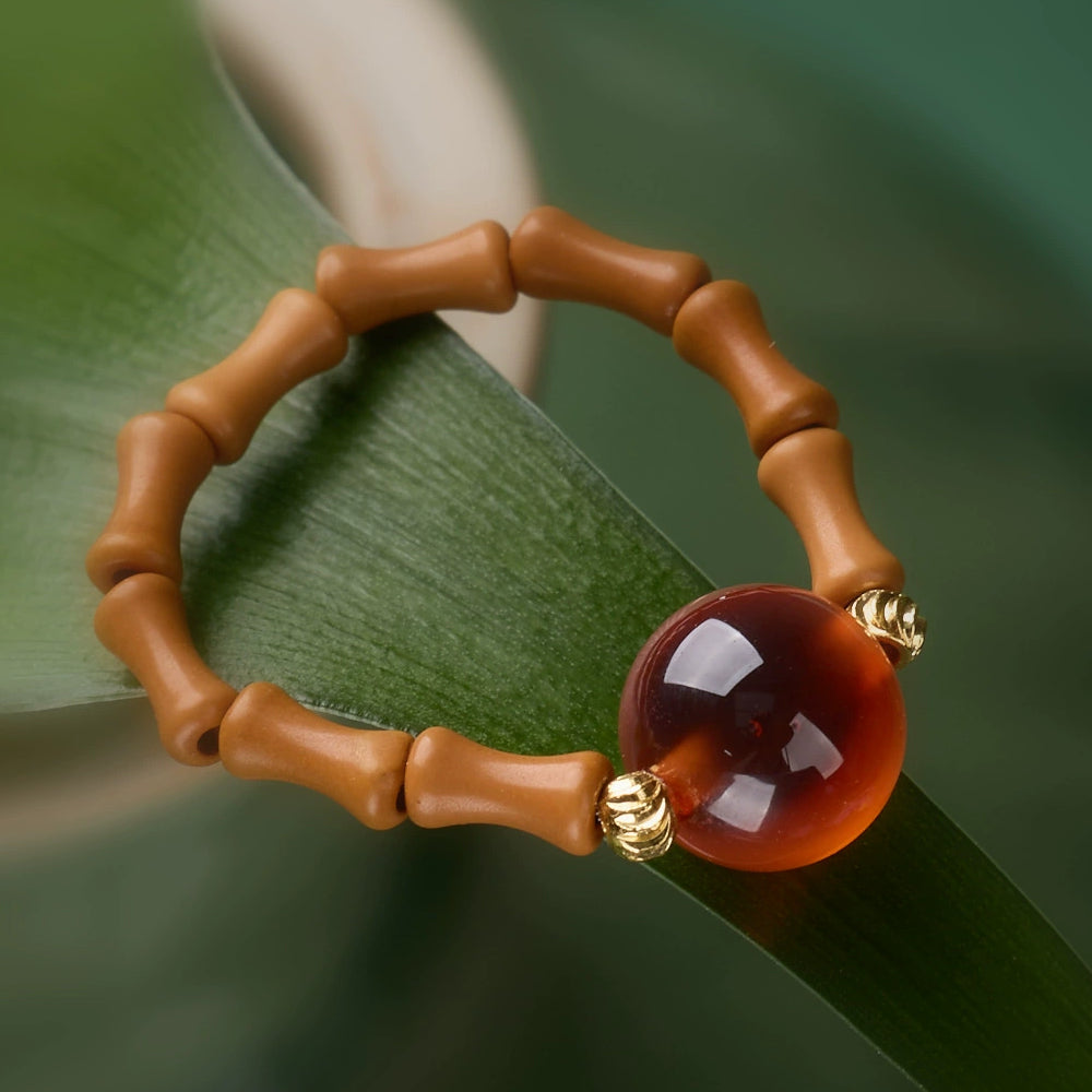 Set de regalo Cinco Bendiciones Taoístas – Amuleto de la suerte, anillo de ágata roja y saquito de la paz para protección y buena fortuna