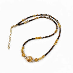 Tiger Eye Energy Necklace – Wealth Protection Balance Crystal Jewelry Taoist Amulet | Taiqing Temple
