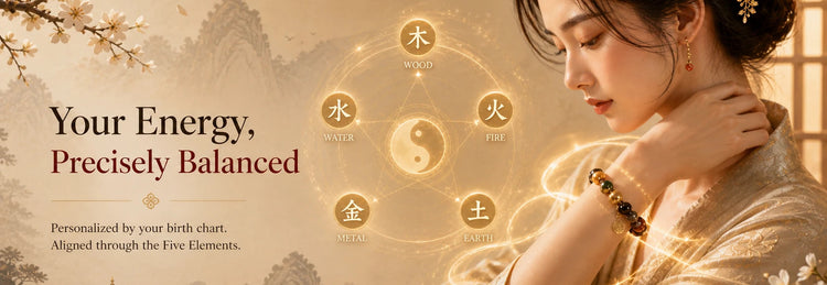 feng shui bracelet based on five elements energy balance and birth chart